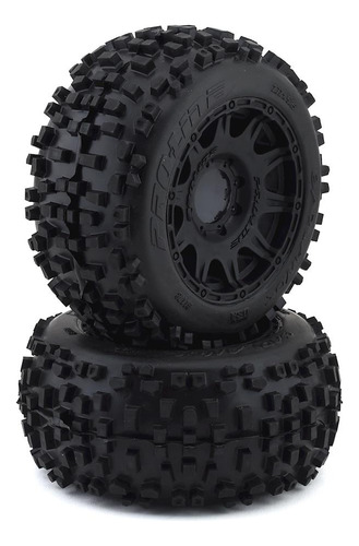 Pro-line Badlands 3.8  Pre-mounted Truck Tires (4) (black) 