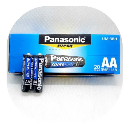 Pilas Panasonic Aaa Super Hyper R03 40 Unidades Pilas Panasonic Aaa Super Hyper R03 40 Unidades