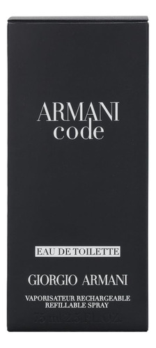 Perfume Giorgio Armani Armani Code Para Hombre Edt 75 Ml Ref