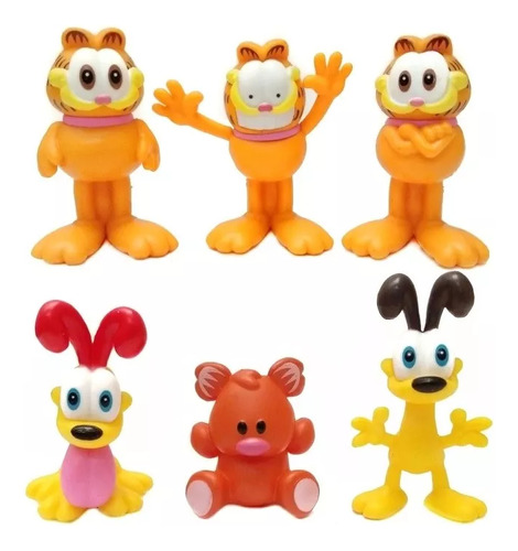 Figuras Serie Animada Garfield Y Sus Amigos Muñecos 