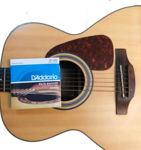 Imagen 4 de 4 de Cuerdas Guitarra Acústica D´addario Ez910 85/15 .011-.052