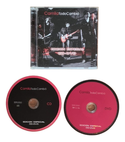Cd Camila [todo Cambió] [edición Especial Cd+dvd] (2007) 