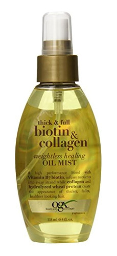 Ogx Thick & Full Biotin & Collagen Wightless Healing Oil Mis