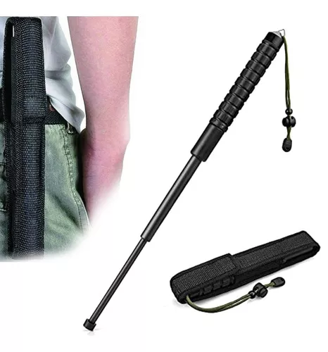 Baston Tactico Retractil Defensa Personal Kubotan Mini