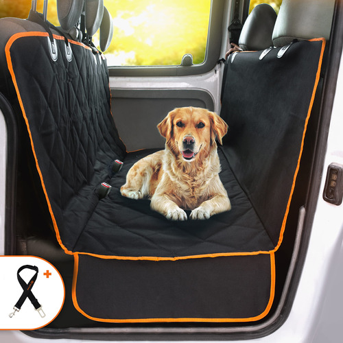 Funda De Asiento De Coche Para Perro Para Asiento Trasero Pa