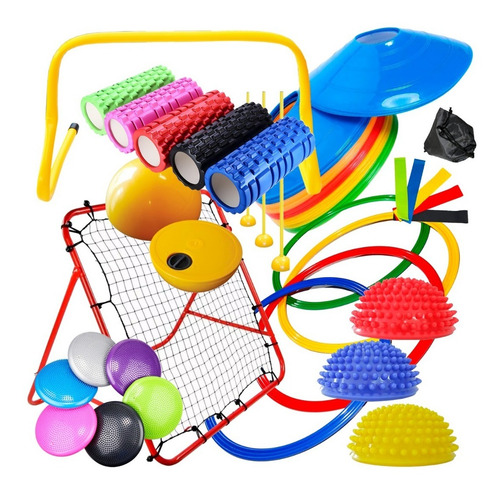 Imagen 7 de 9 de Set Escalera Entrenamiento + 12 Conos + 12 Platos Crazy Fit