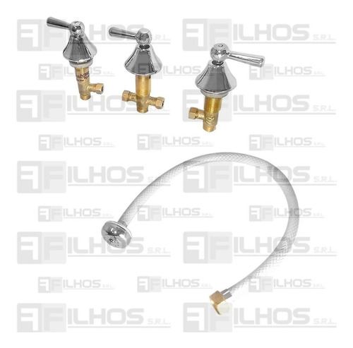 Imagen 3 de 10 de Griferia Bidet Aqualaf 2020 Itati Lever Ceramico P