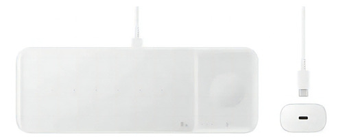 Cargador Samsung EP-P6300 usb-c portátil con cable carga rápida blanco