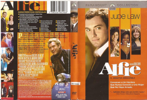 Alfie Dvd Jude Law Marisa Tomei Susan Sarandon