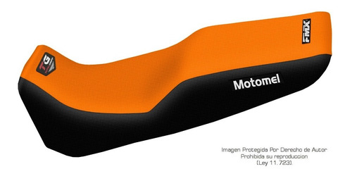Funda Asiento Motomel 250 - S6 Total Grip Naranja Fmx Covers