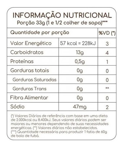 Imagem 3 de 5 de O Bolo De Fubá Zaya Flour - Sem Glúten E Sem Açúcar 490g