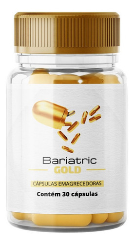 Bariatric Gold Original Emagrecedores Potentes 30 Cápsulas 