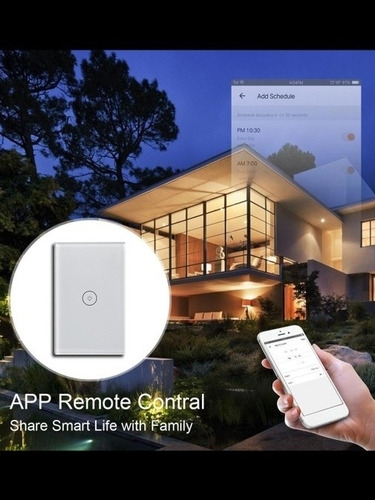 Interruptor Táctil Inteligente Wifi Smart Switch Alexa
