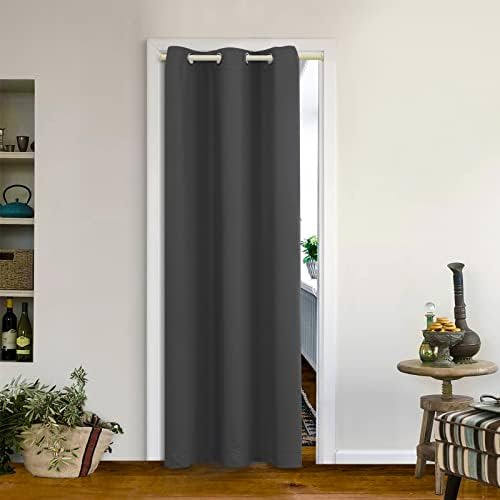 Mysky Home Cortinas Opacas Para Puerta, Armario, Cortina Par