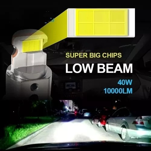 6500k75w Kit Focos Led Csp H7 Lupa Proyector Premium Hid
