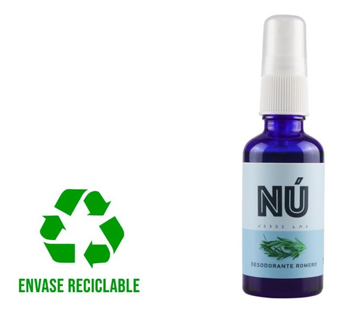 Imagen 5 de 10 de Desodorante Natural Mujer Hombre Con Romero Natural Organic