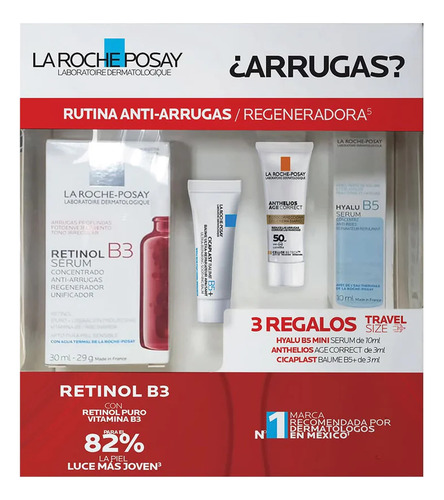 La Roche Kit Retinol Serum B3 + 3 Regalos