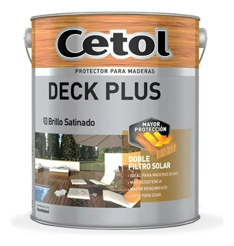 Cetol Deck Plus Exterior X1l  Pintureria Don Luis Mdp