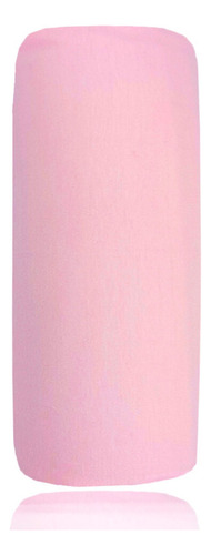 Lençol Berço Anti Alergico C/ Elastico Bebe Enxoval Infantil Cor Rosa