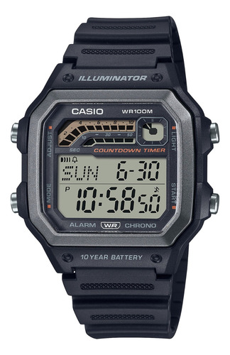 Casio Illuminator Ws-1600 Reloj Digital Deportivo