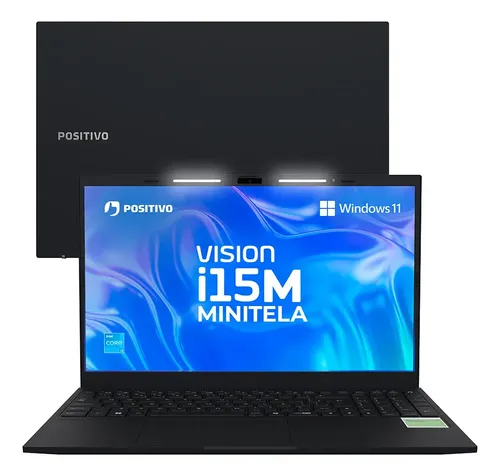 Notebook Positivo Vision i15M Intel Core i3 N300 8GB 256GB SSD Wi