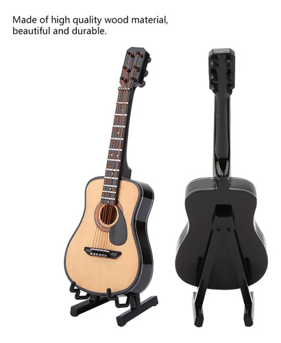 Maqueta De Miniguitarra, Decoración De Madera En Miniatura P