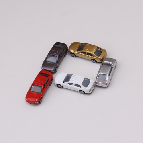 100pcs Pintó Coches Modelo Construcción De Tren Escala Ho