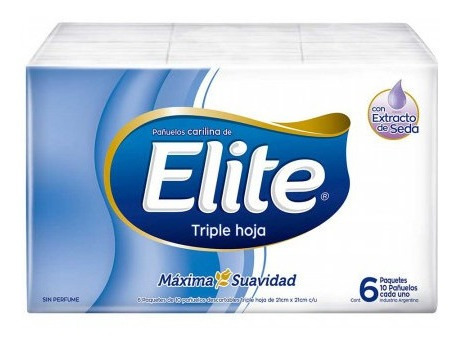 Pañuelos Elite Pocket Pack Por 15 Unid De 6 Paquetes C/u