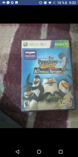 Pinguinos De Madagascar Xbox 360 Kinect 