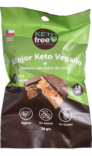 Ketofree - Alfajor Keto Vegano 70g