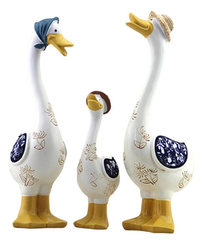 Estatueta de animal de mesa con diseño de familia de patos modelo Home [u]