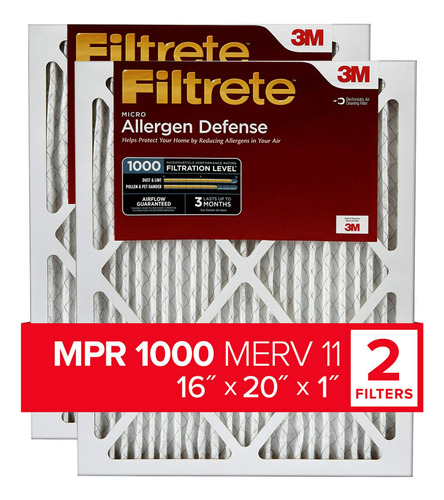 Filtrete - Filtro De Aire Para Caldera De Aire Acondicionado