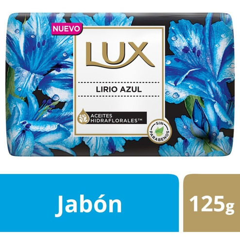 Jabon Con Glicerina Lux Lirio Azul X 125 G