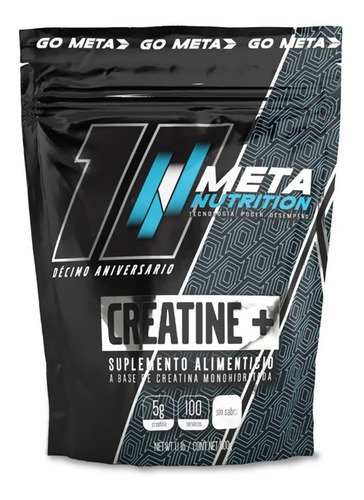 Monohidrato De Creatina Meta Nutrition 500 G. 100 Porciones