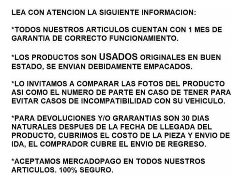 Sensor Maf Chevrolet Aveo 1.5l 2018-2023 (Usado)