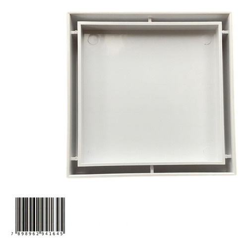Ralo Invisível Oculto/ Área Com Impermeabilização Cor Branco