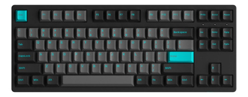 Teclado Mecánico Akko 3087 Rgb Cs Wine Red Qwerty Ingles Us