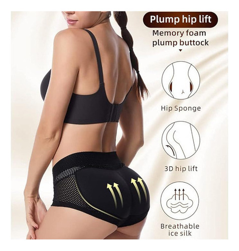 3 Piezas Bragas Relleno Que Levantan Glúteos Y Caderas