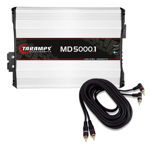 Módulo Amplificador Taramps Md5000 5000w 2 Ohms + Cabo Rca