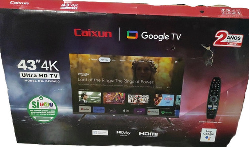 Televisor Caixun 43  4k C43vaug Para Repuestos