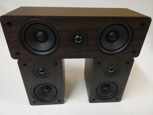Imagen 1 de 5 de Parlantes German Akustic 2 Surround + 1 Central Nuevos