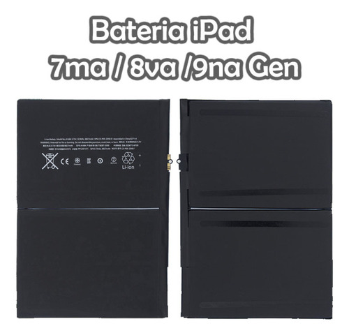 Bateria iPad 7 8 9 +calidad +ccs