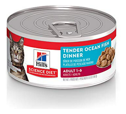 Comida Húmeda Para Gatos Adultos Ocean Fish , 24 Latas X 5.