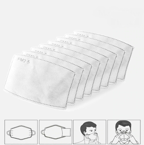 Pack De 30 Filtros Pm2.5 Con Certificacion N95