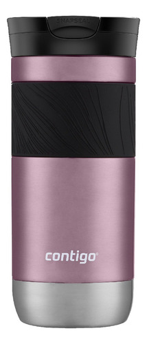 Termo Acero Inox Sistema Snapseal Byron 473 Ml Contigo Color Rosa Metálico