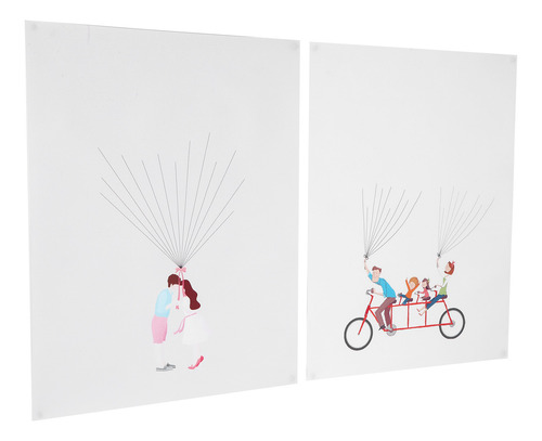 Set De 2 Piezas Con Estampado De Dibujos Animados, Diseño De