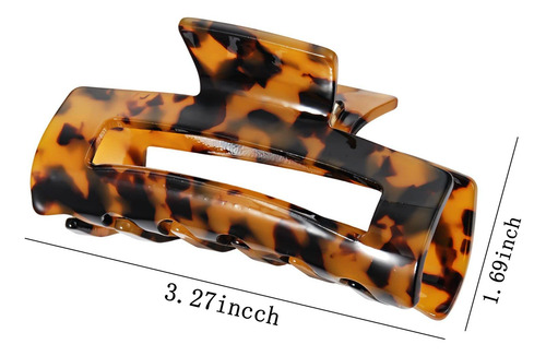 Pinzas Para El Cabello 4 Uds Acetato Plátano Sirena Mmg