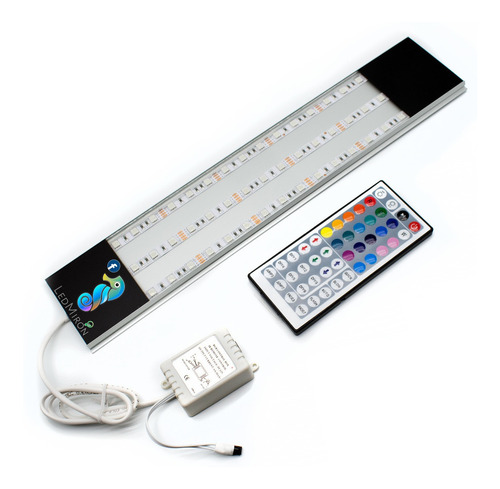 Lampara Led Rgb, Aérea Base De Aluminio Con Bases 180cms
