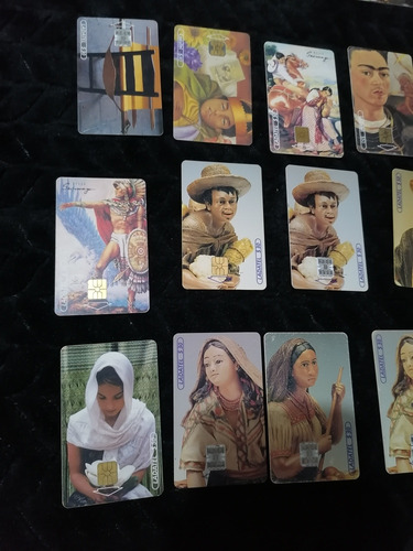 Tarjetas Telefónicas México Varias 1998 Juego De Niños Tinta (Usado)