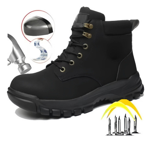 Zapatos Impermeables E Indestructibles Con Puntera De Acero